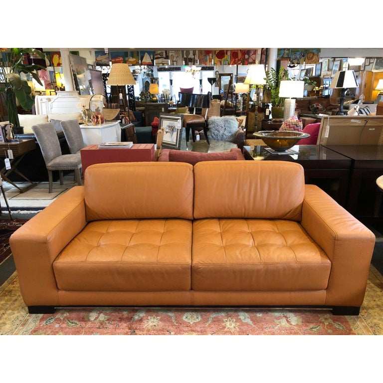Carmel Leather Sofa by W. Schillig For Sale at 1stDibs | w.schillig  dealers, w schillig leather sofa, w schillig sofa for sale