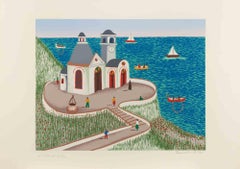 Sea View - Screenprint by Carmelina Di Capri - 1980s