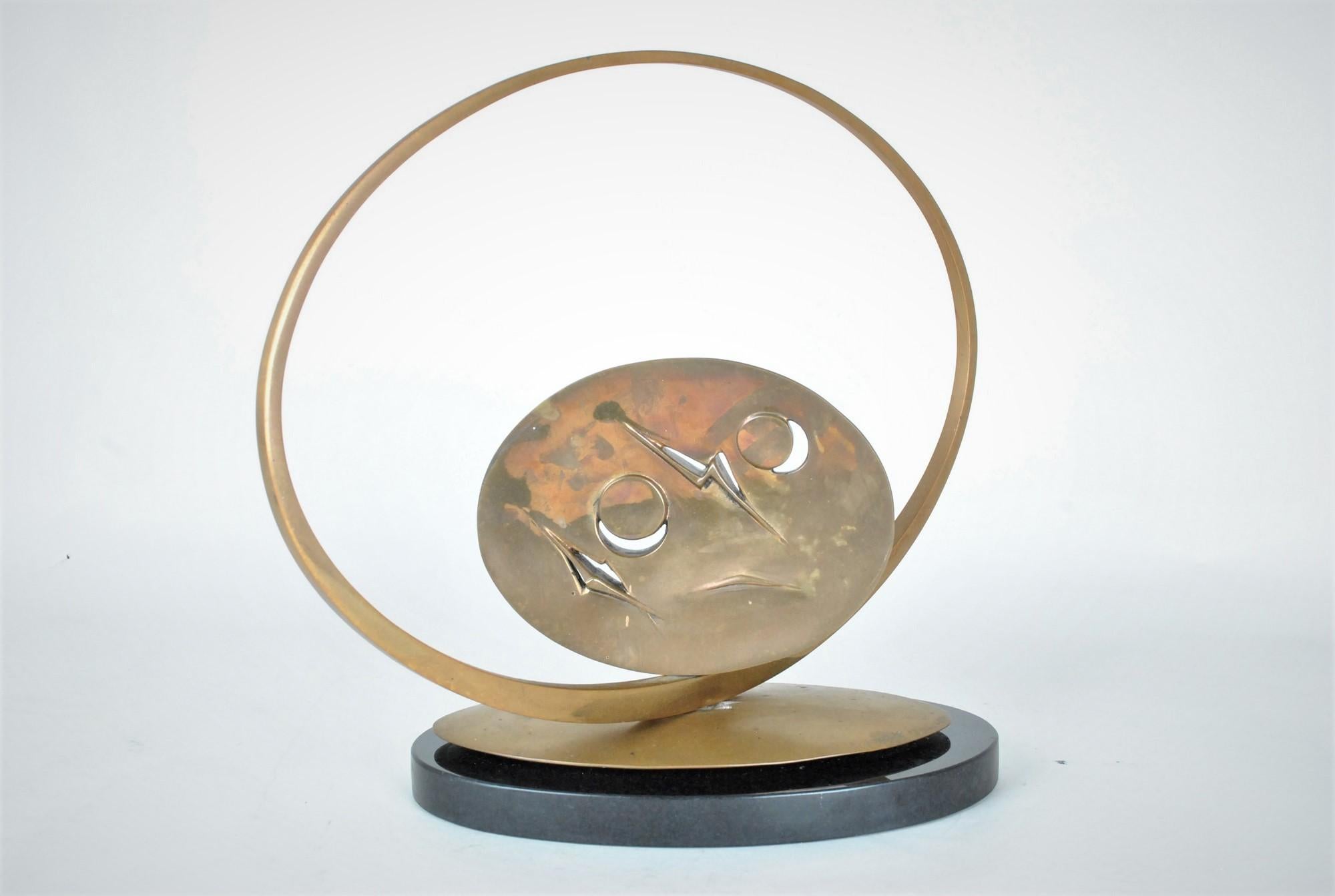 Carmello Cappello, Escultura de bronce sobre pedestal, Siglo XX en venta 2