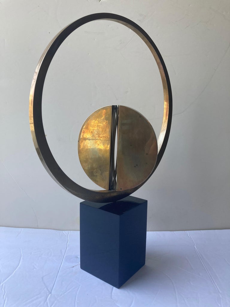 Hand-Crafted Carmelo Cappello Bronze Kinetic Sculpture,Signed, Numbered,Dated For Sale