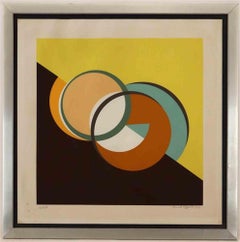Abstract Composition - Lithograph by Carmelo Cappello - 1973
