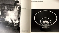 1974 Italy Abstract Bronze Sculpture Post-Modern Oval Sphere by Carmelo Cappello