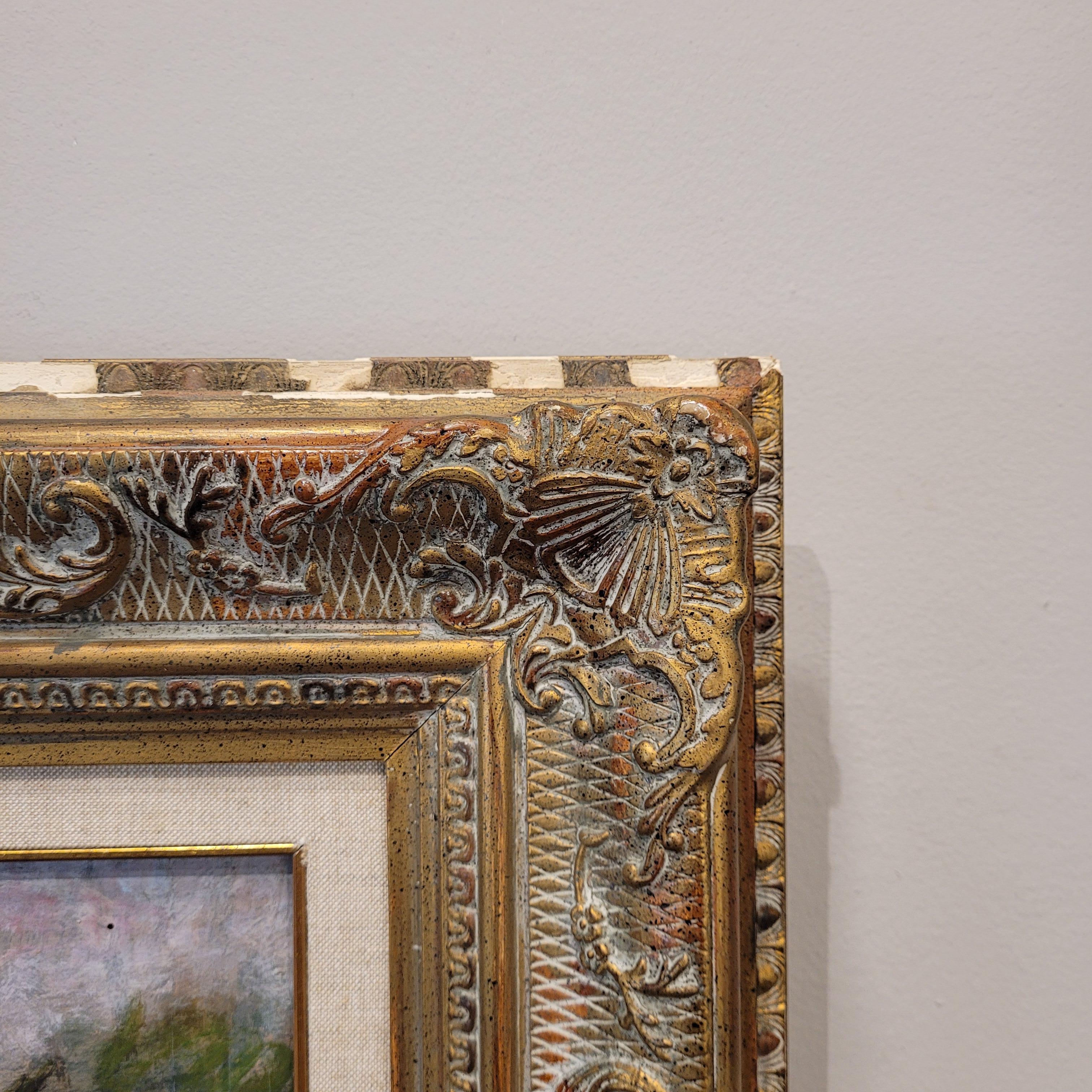 Olio su tela Post-Impressionismo città di Bruges Carmelo G Barrena in vendita 2