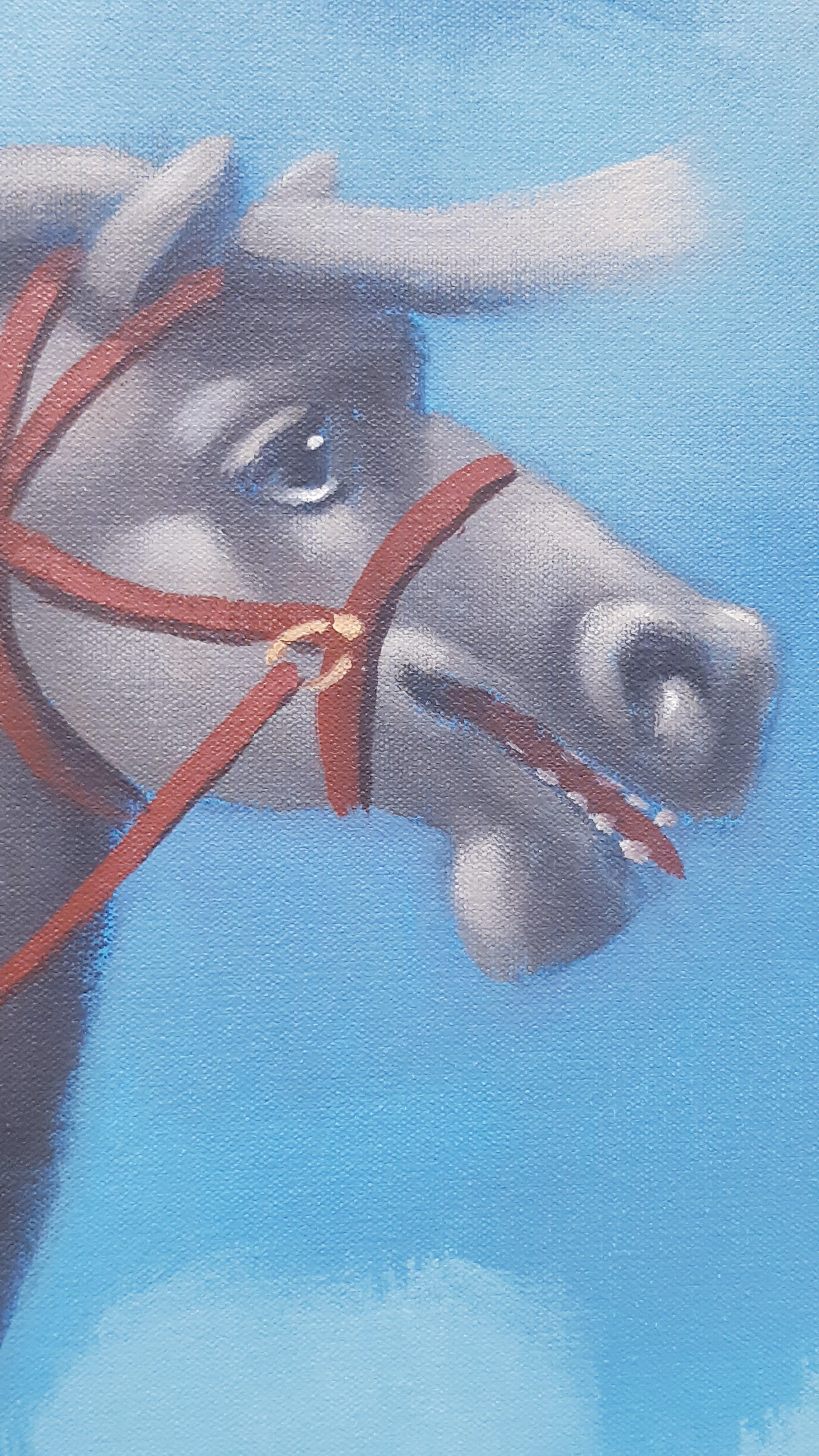 Carmelo Niño, El Rapto, Acrylic on Canvas, 2019 For Sale 3