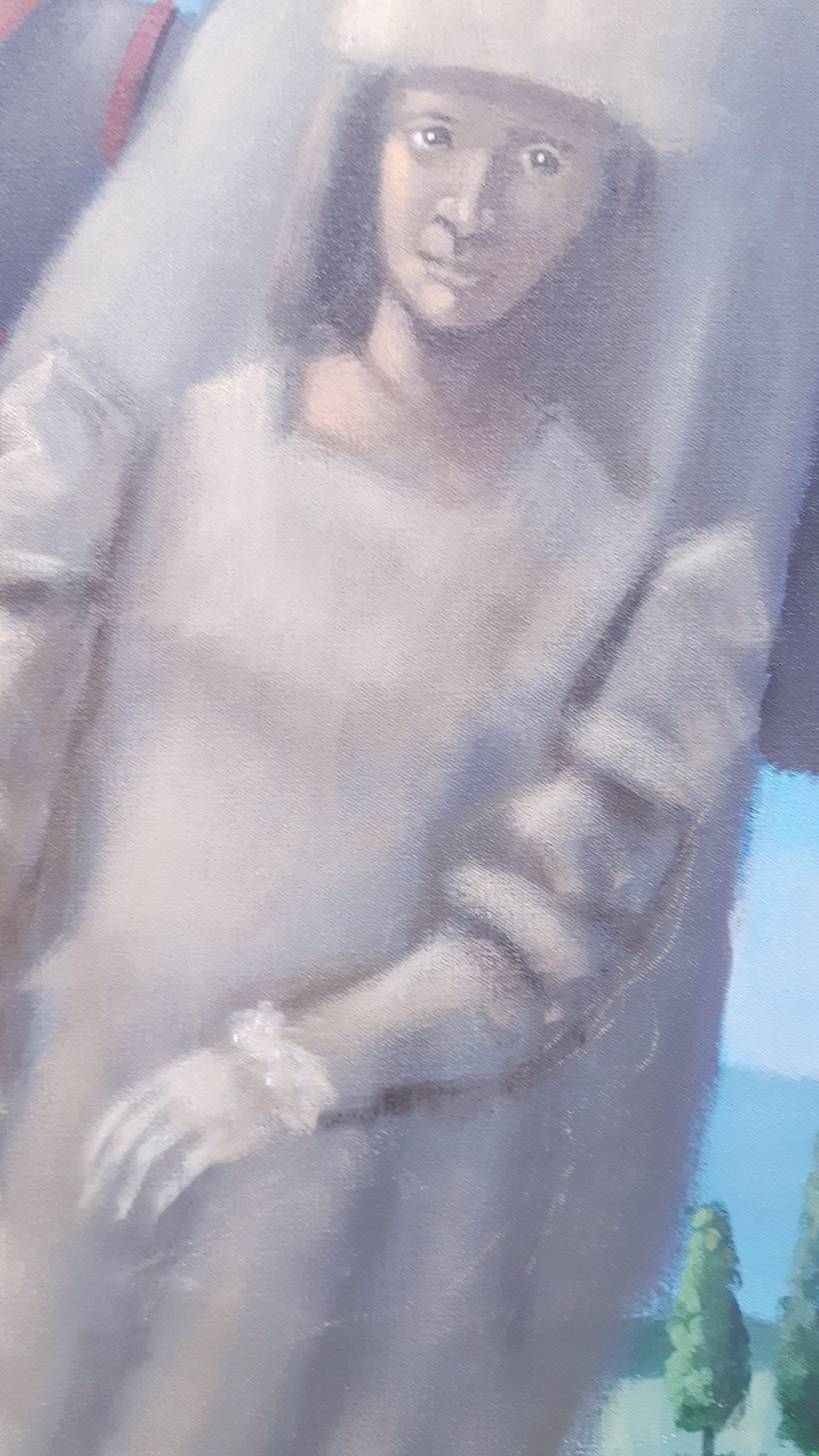 Carmelo Niño, El Rapto, Acrylic on Canvas, 2019 For Sale 4