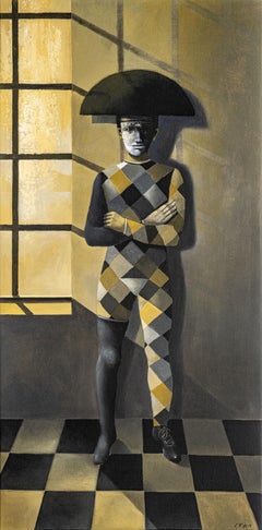 Carmelo Niño, Gran arlequín, 2019, 200 x 100 cm, 78.7 x 39.3 in.
