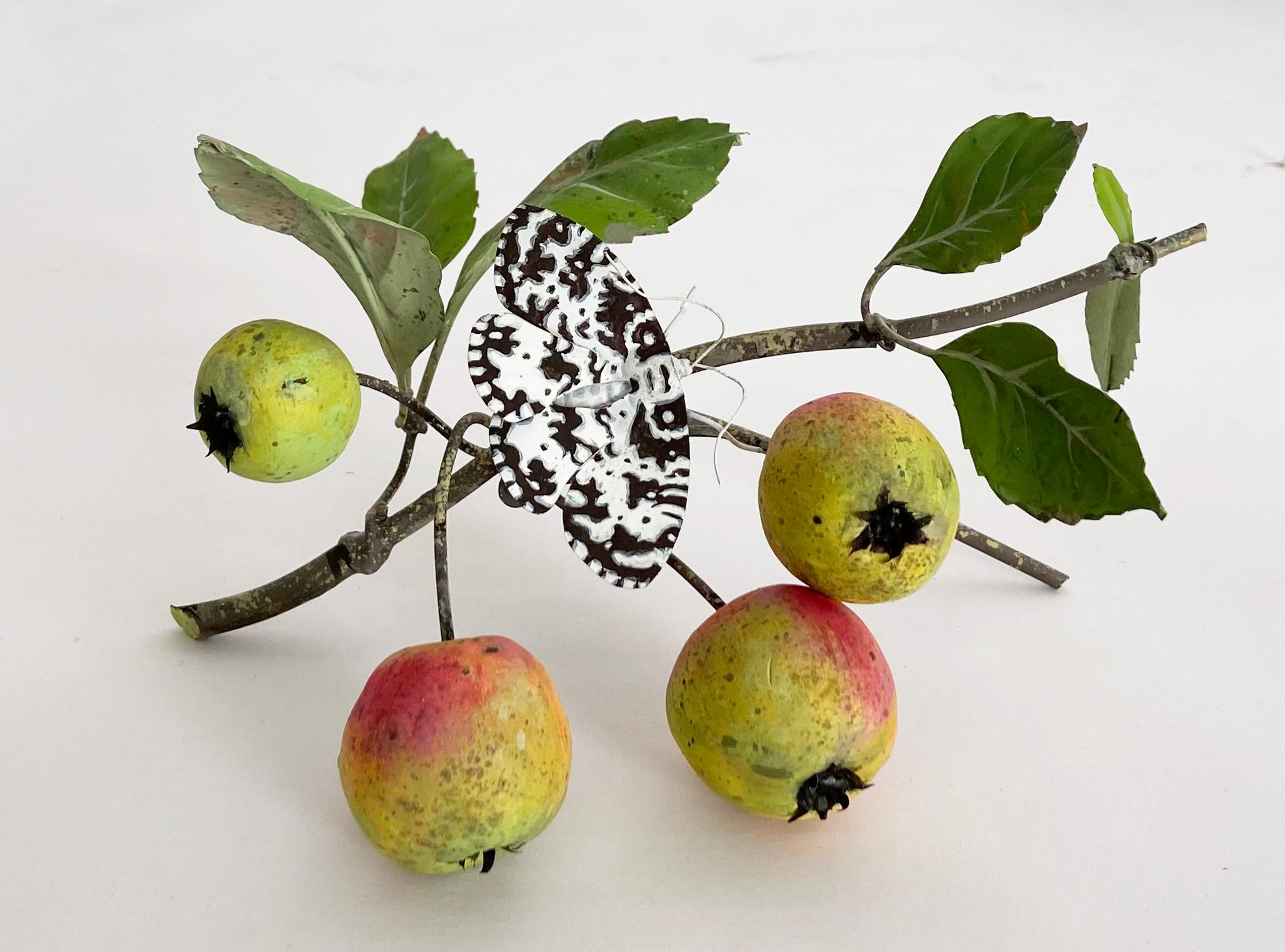 Carmen Almon Still-Life Sculpture - Crabapple Branch