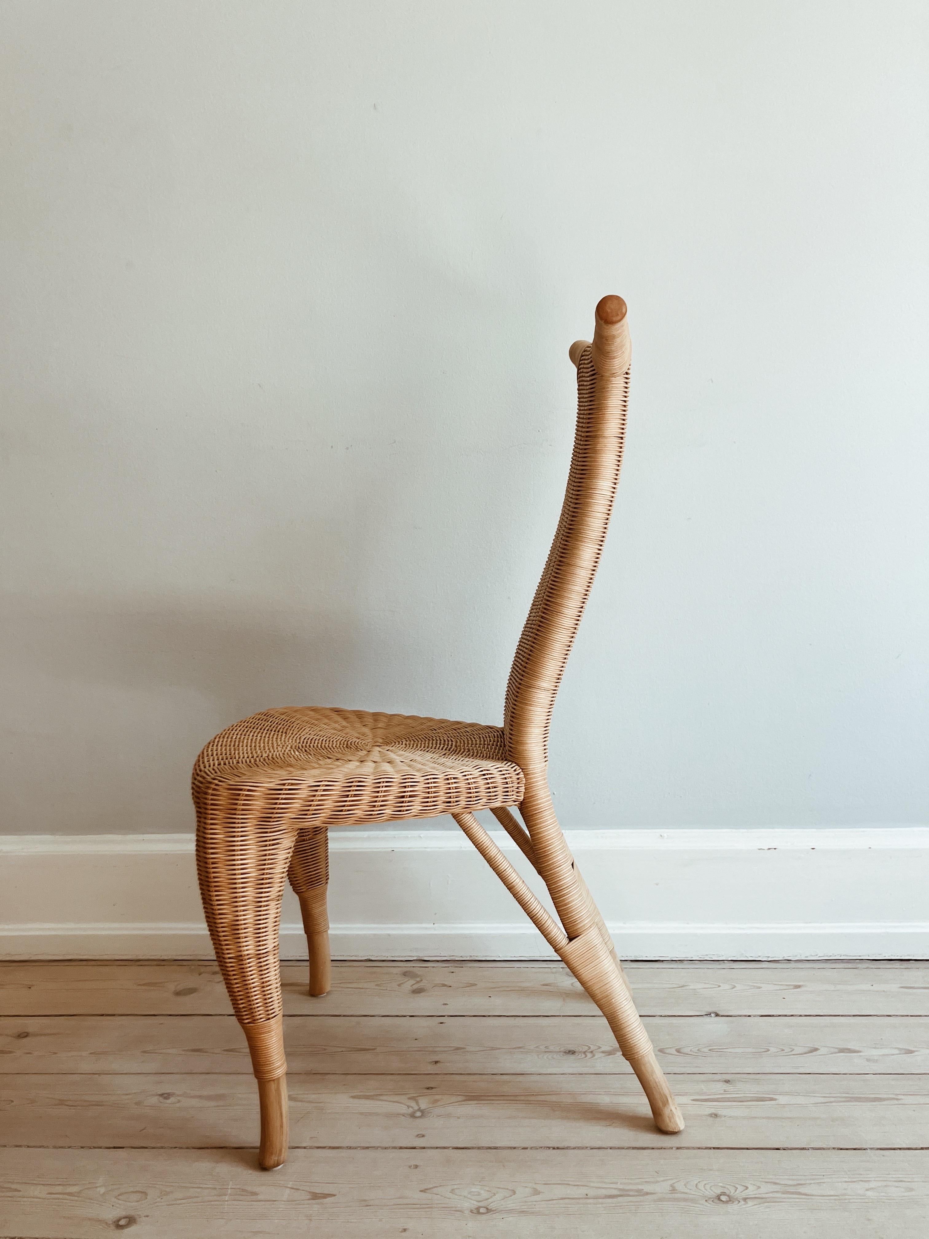 “Carmen” chair by Pierantonio Bonacina. 
In great condition. 

the chair has similarities to a bull - notice the top of the chair. looks exactly like the horns of the bull. 

