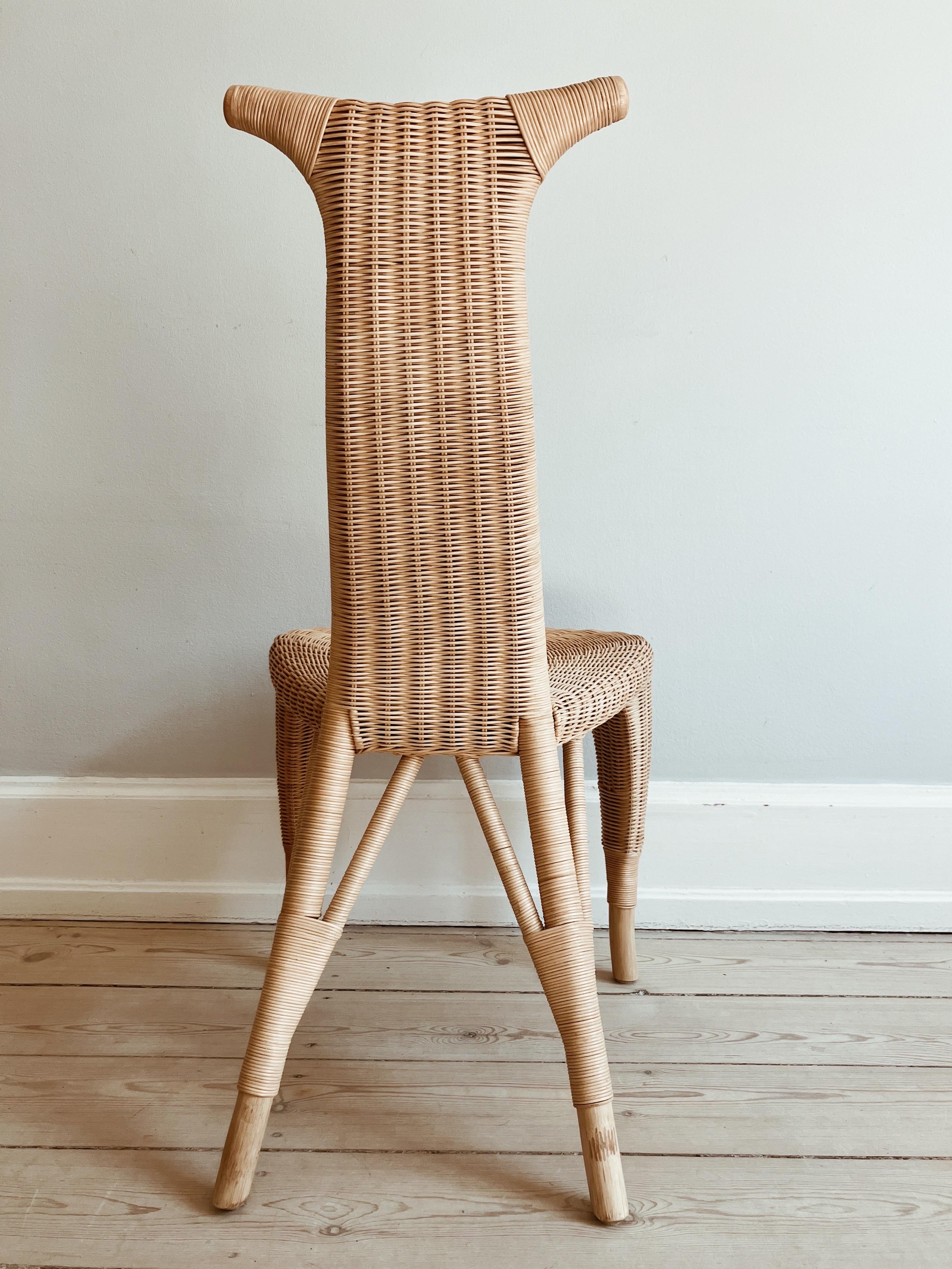 Hand-Woven Carmen chair by Pierantonio Bonacina For Sale