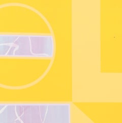 Untitled 3, Signed Abstract Geometric Screenprint by Carmen Louis Cicero