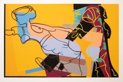 Femme dans la pièce, sérigraphie moderne de Carmen Louis Cicero