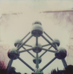 Atomium #02 [With greetings from] - Polaroid, Landscape, Belgium, Color