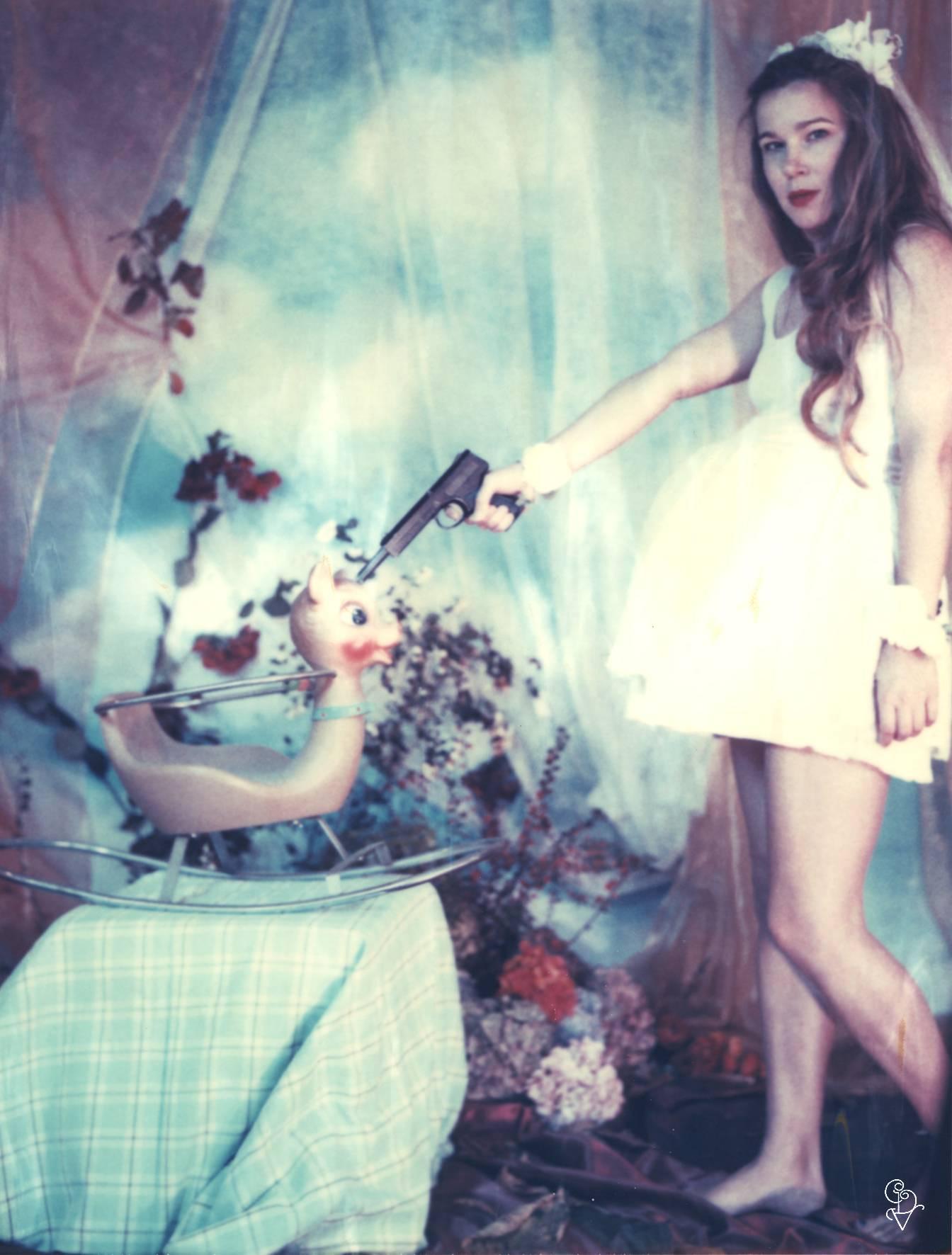 Carmen de Vos Portrait Photograph - Bambi Pang Pang - The Bride (Birth and Bees) - Contemporary, Polaroid, Women