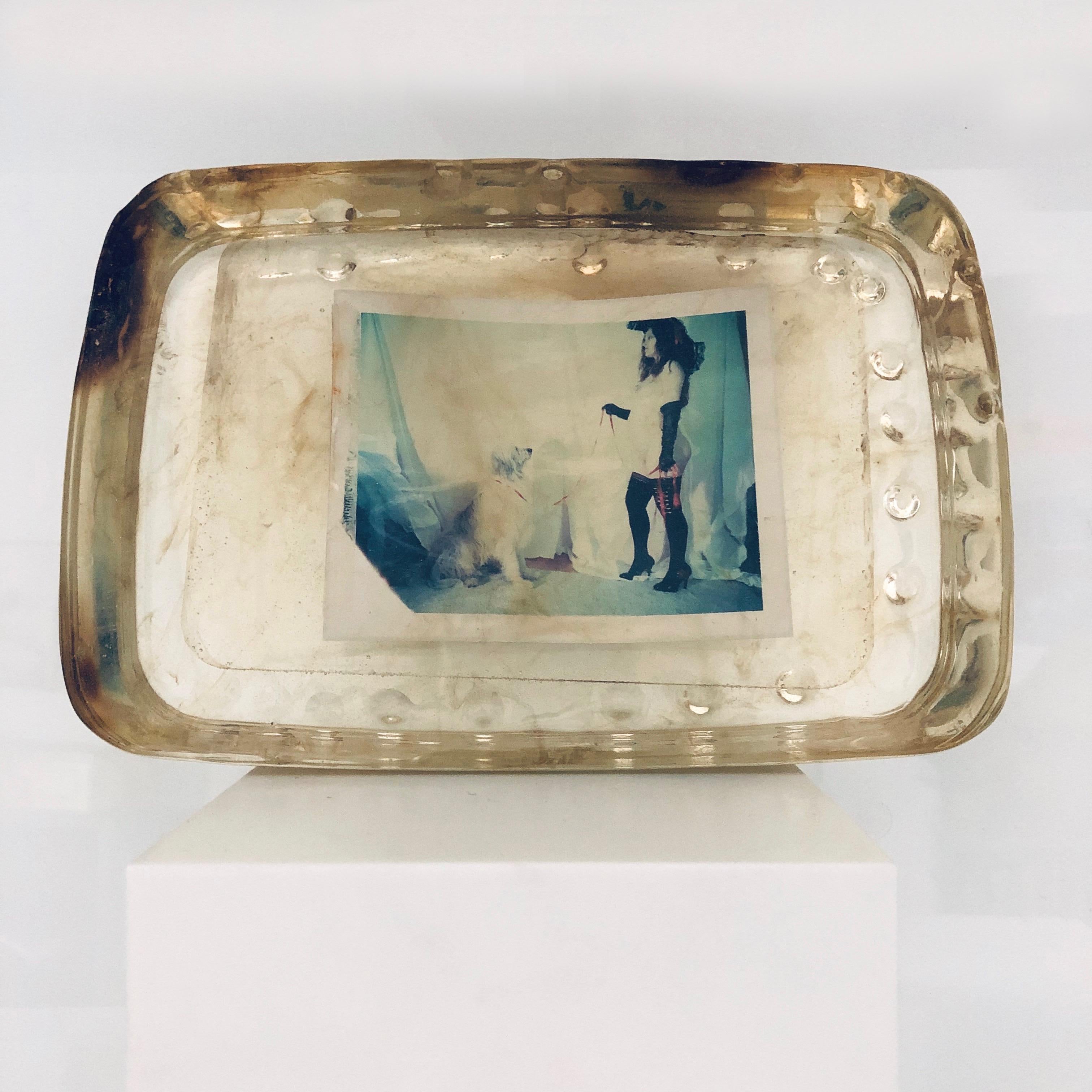 Bartolo - Unique piece in Resin - Original Polaroid, Women, Contemporary