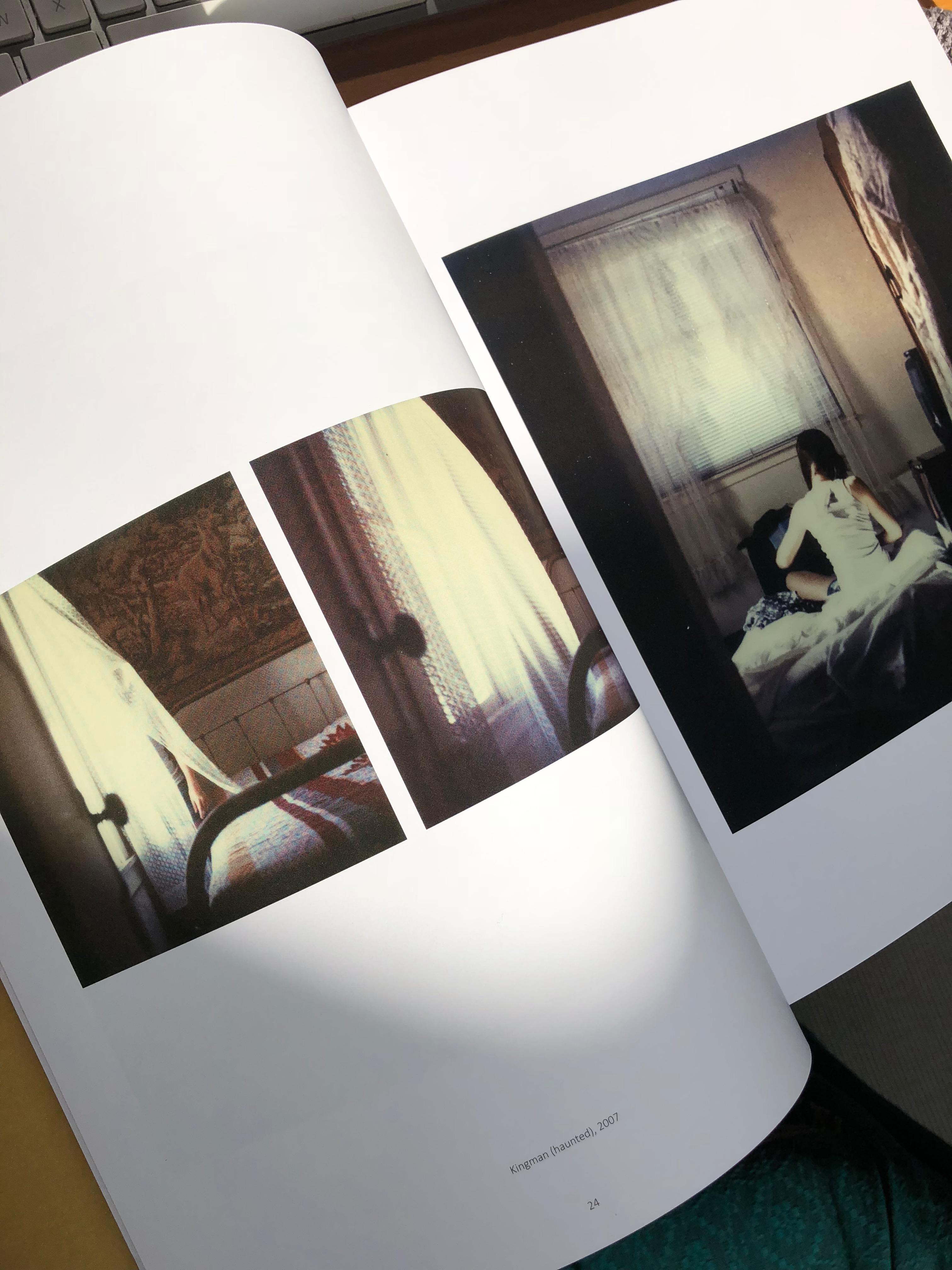 Kingman Haunted #52, Contemporary, 21st Century, Polaroid, Figurative Photograph - Black Color Photograph by Carmen de Vos