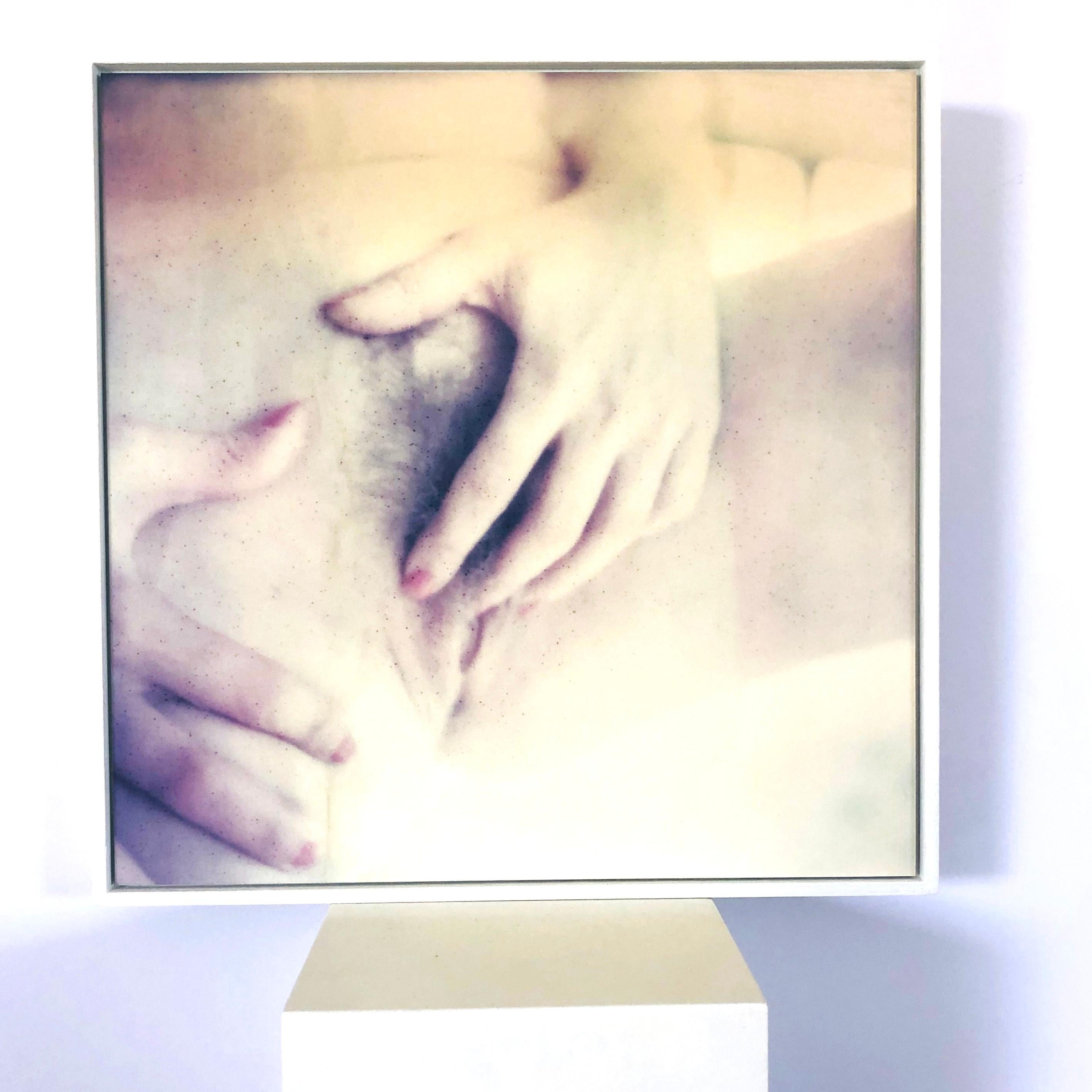 Letters from Madame - Touch, 
from the series mme.xposed, 2006,
digital print based on a Polaroid, 
beautiful on Fine art Bright white by Hahnemuhle,
mounted on Dibond - uncoated in shadow frame,
Hand signed & numbered by the artist
edition of 7 -