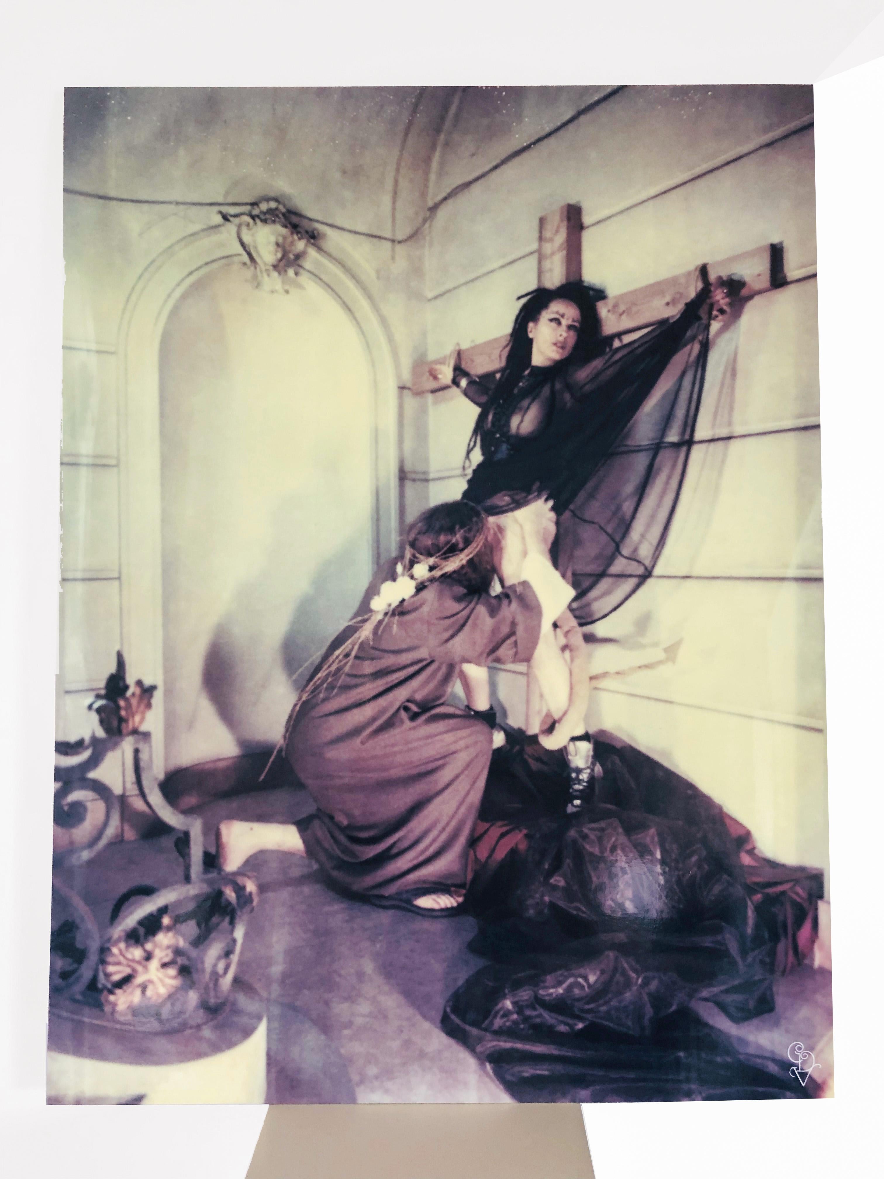 Maria Magdalena - Contemporary, Women, Polaroid, expired, 21st Century - Photograph by Carmen de Vos