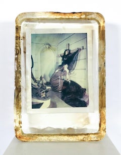 Maria Magdalena - Unique piece in Resin - Original Polaroid, Women, Contemporary