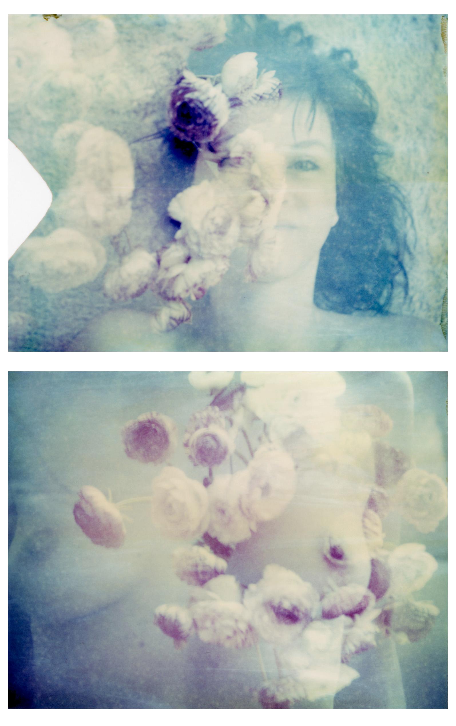 Carmen de Vos Color Photograph - RANONKEL #diptych [From the series Need to Be] - Polaroid, Nude, Portrait