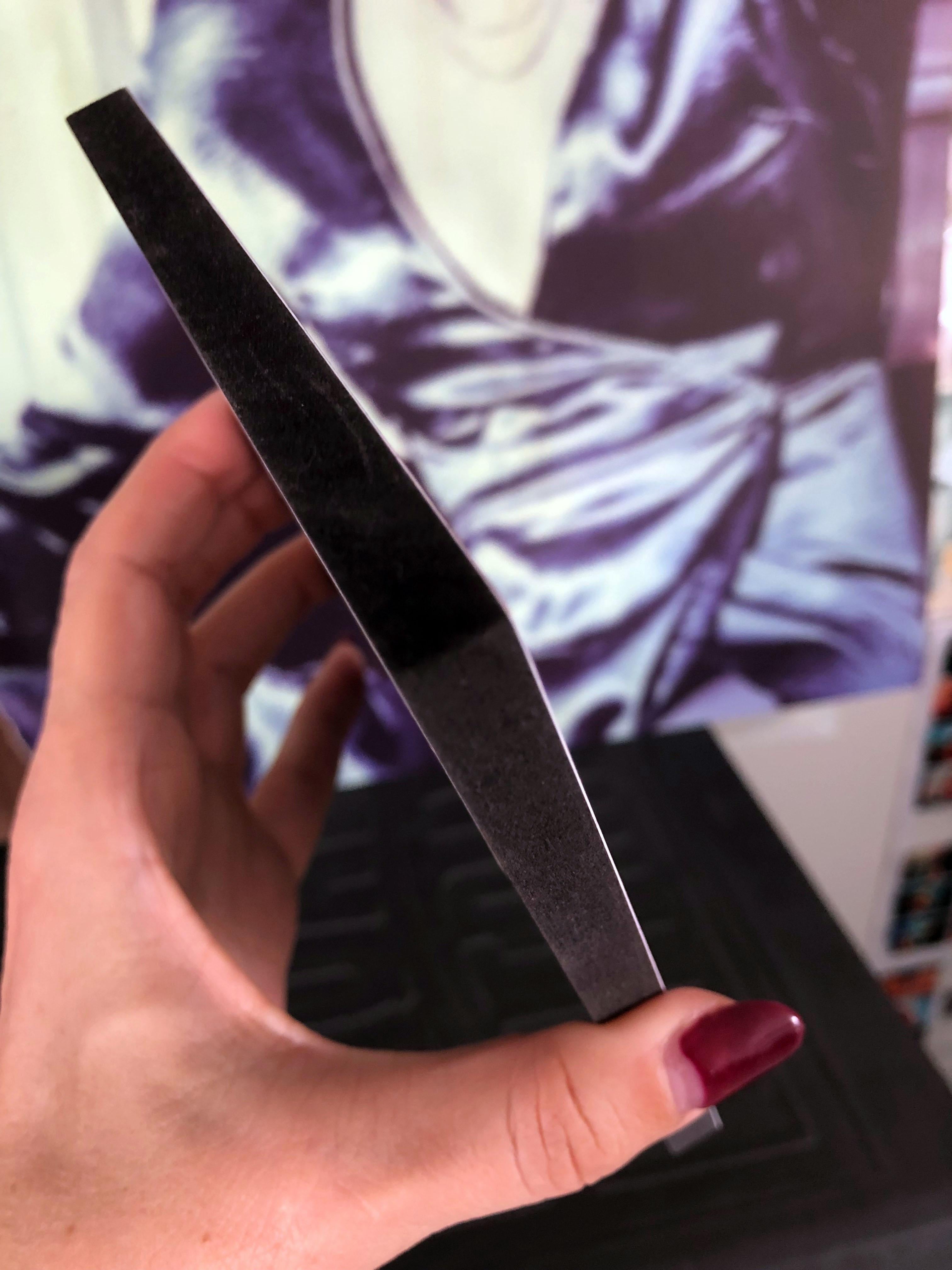 Remote Control (Odd Stories) - Purple Nude Photograph by Carmen de Vos