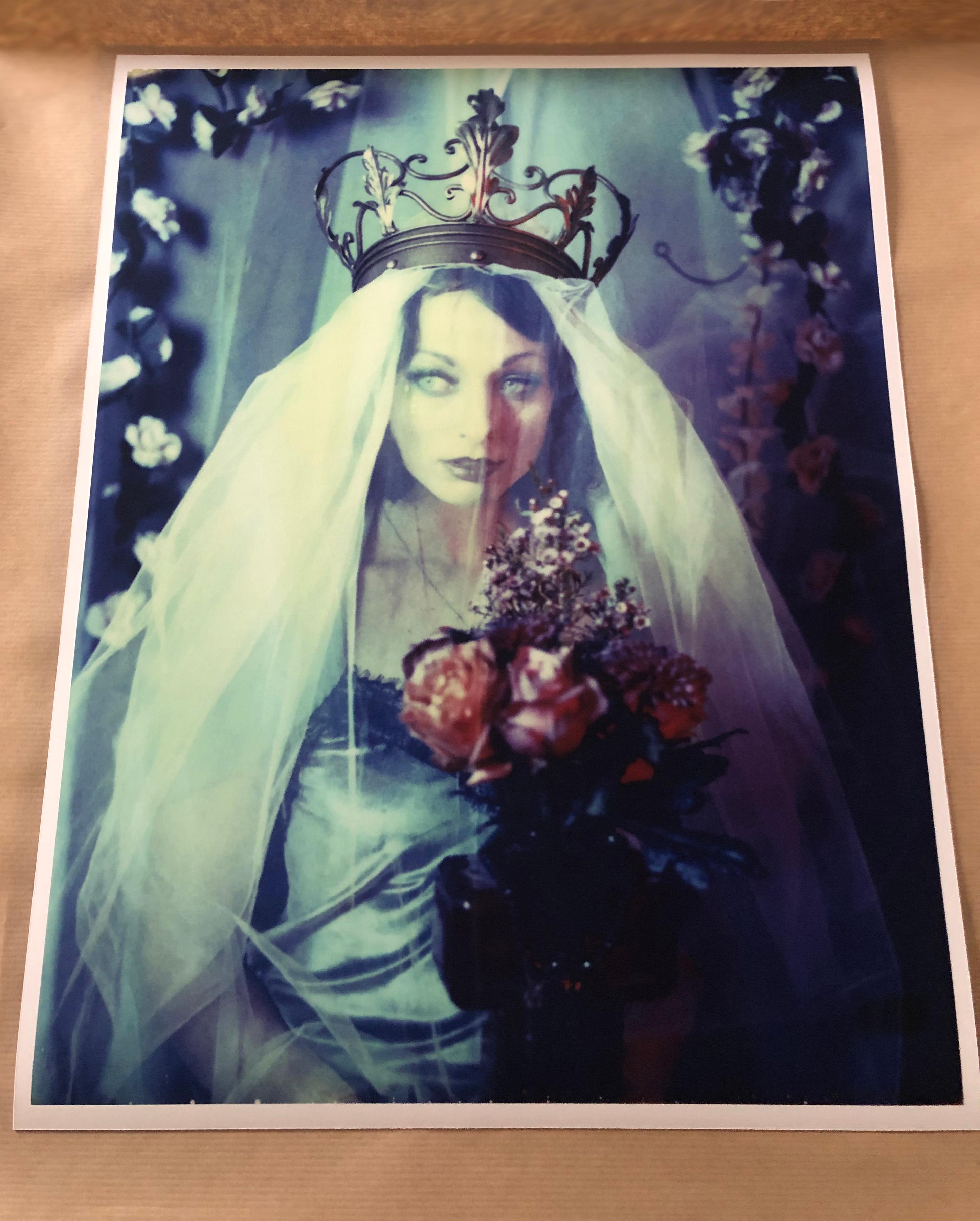 The Chaste Madonna [From the series Fox Almighty] - Polaroid, Women, Color - Photograph by Carmen de Vos