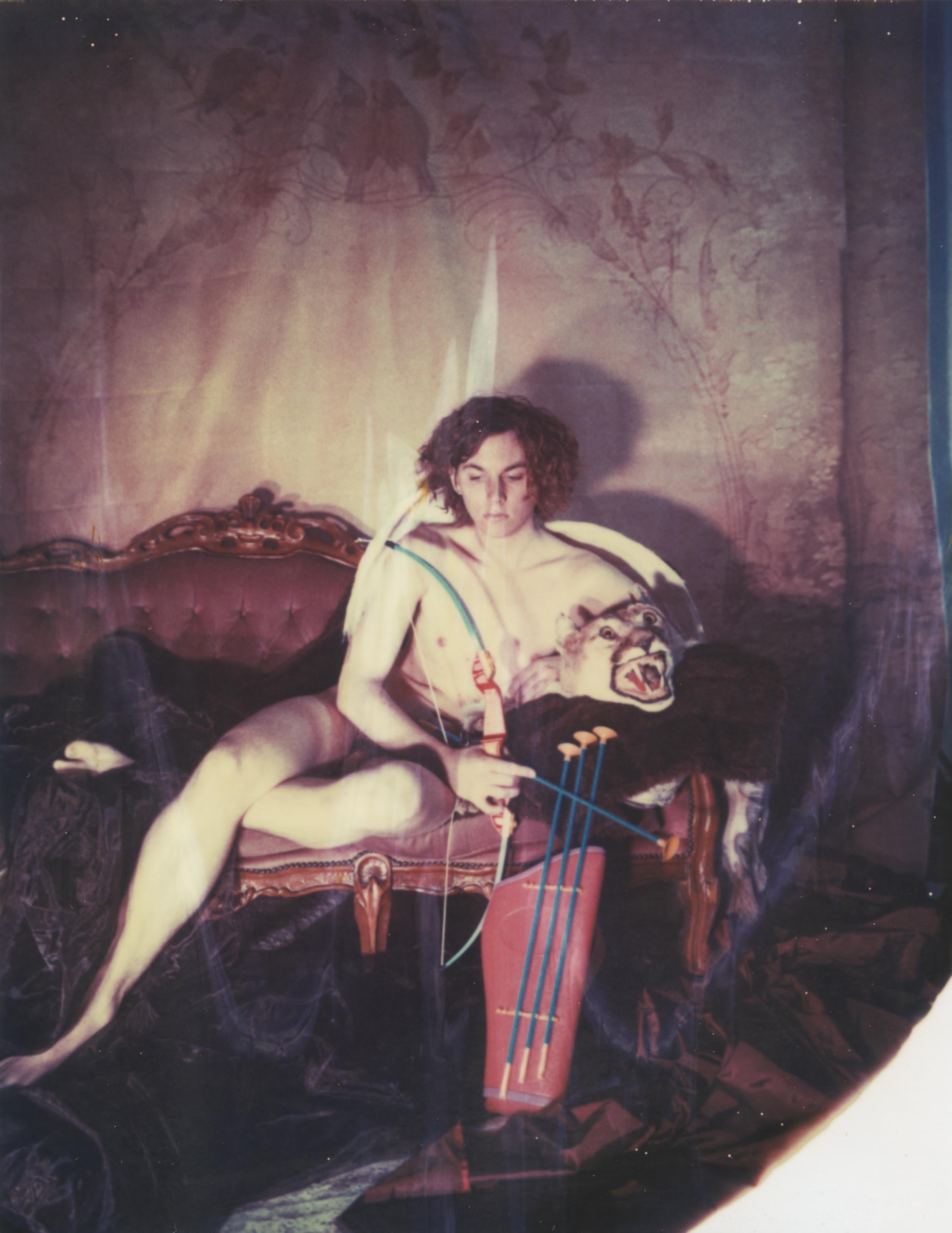 The Hunter - Unique piece in Resin - Original Polaroid, Women, Contemporary - Photograph by Carmen de Vos