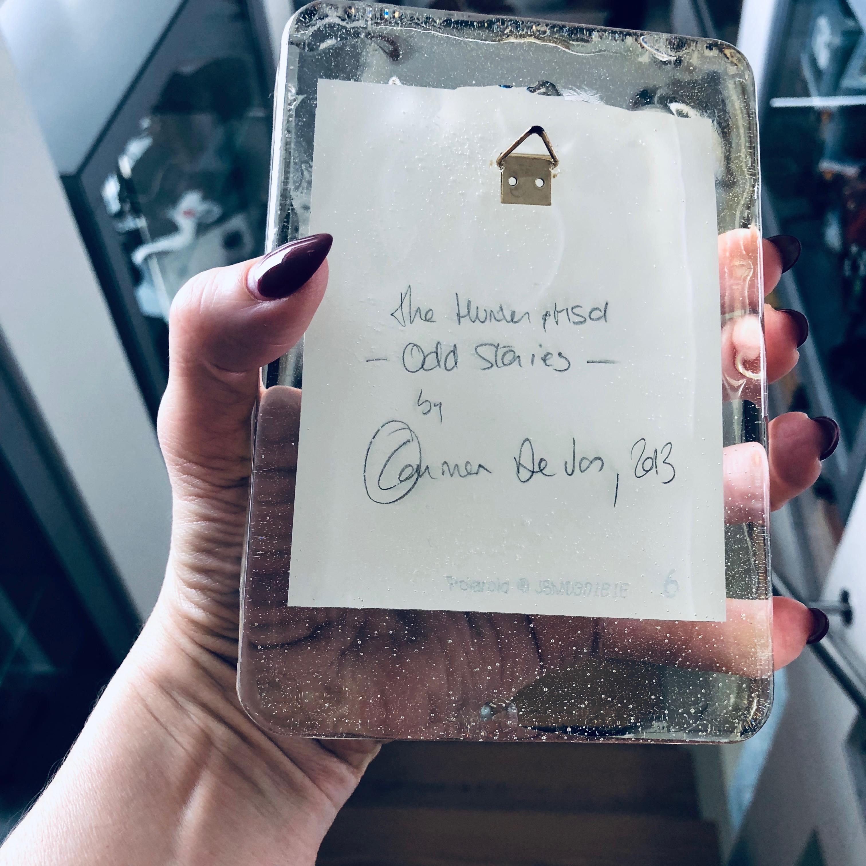 polaroid in resin