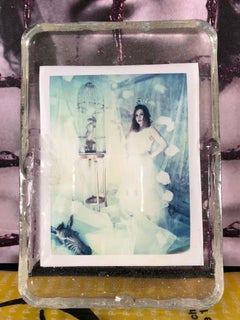 Zebrahaha - Einzigartiges Stück - Original Polaroid, Frauen, Zeitgenössisch, Farbe