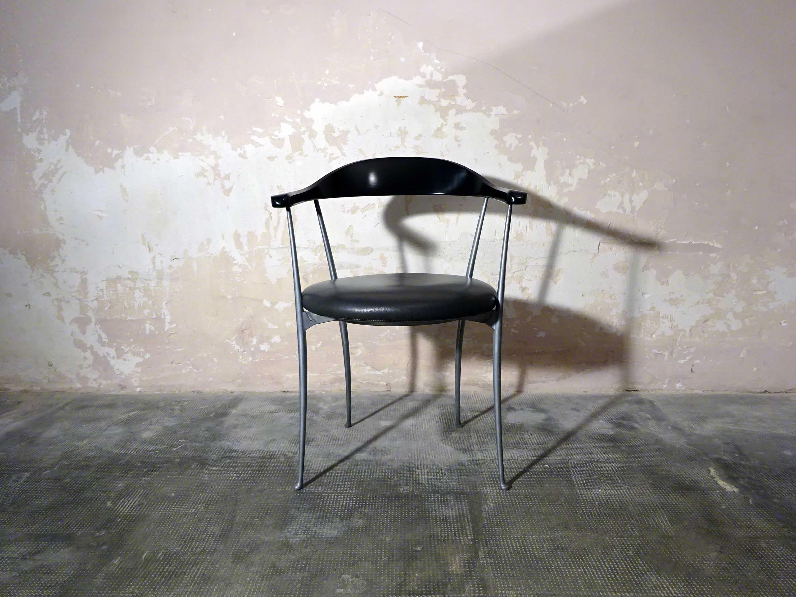 Modern “Carmen” dining chair, Enzo Mari for Zanotta. Italy 1980s. For Sale