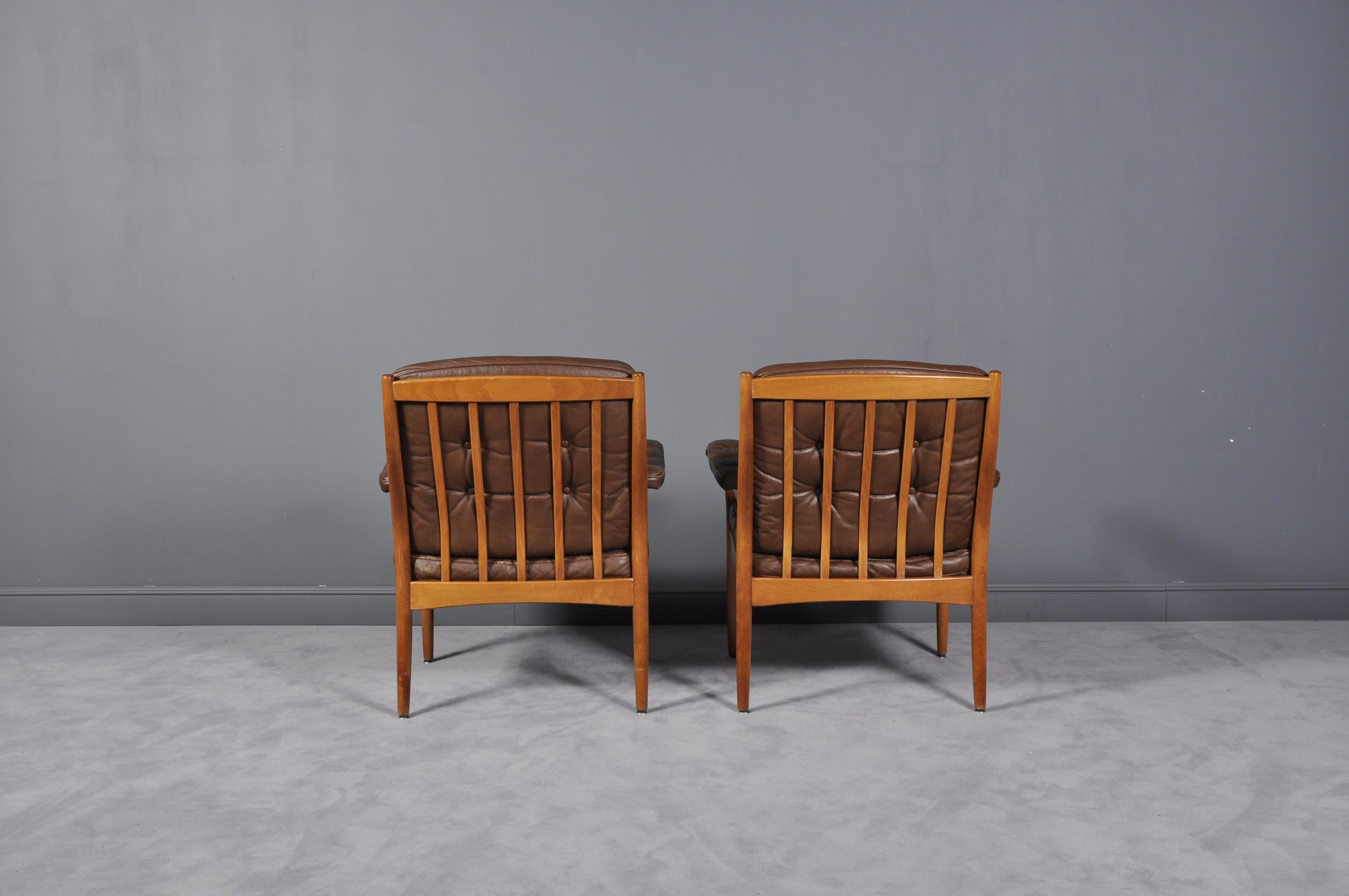 Swedish Carmen Easy Chairs from Göte Möbler, 1970s, Set of Two