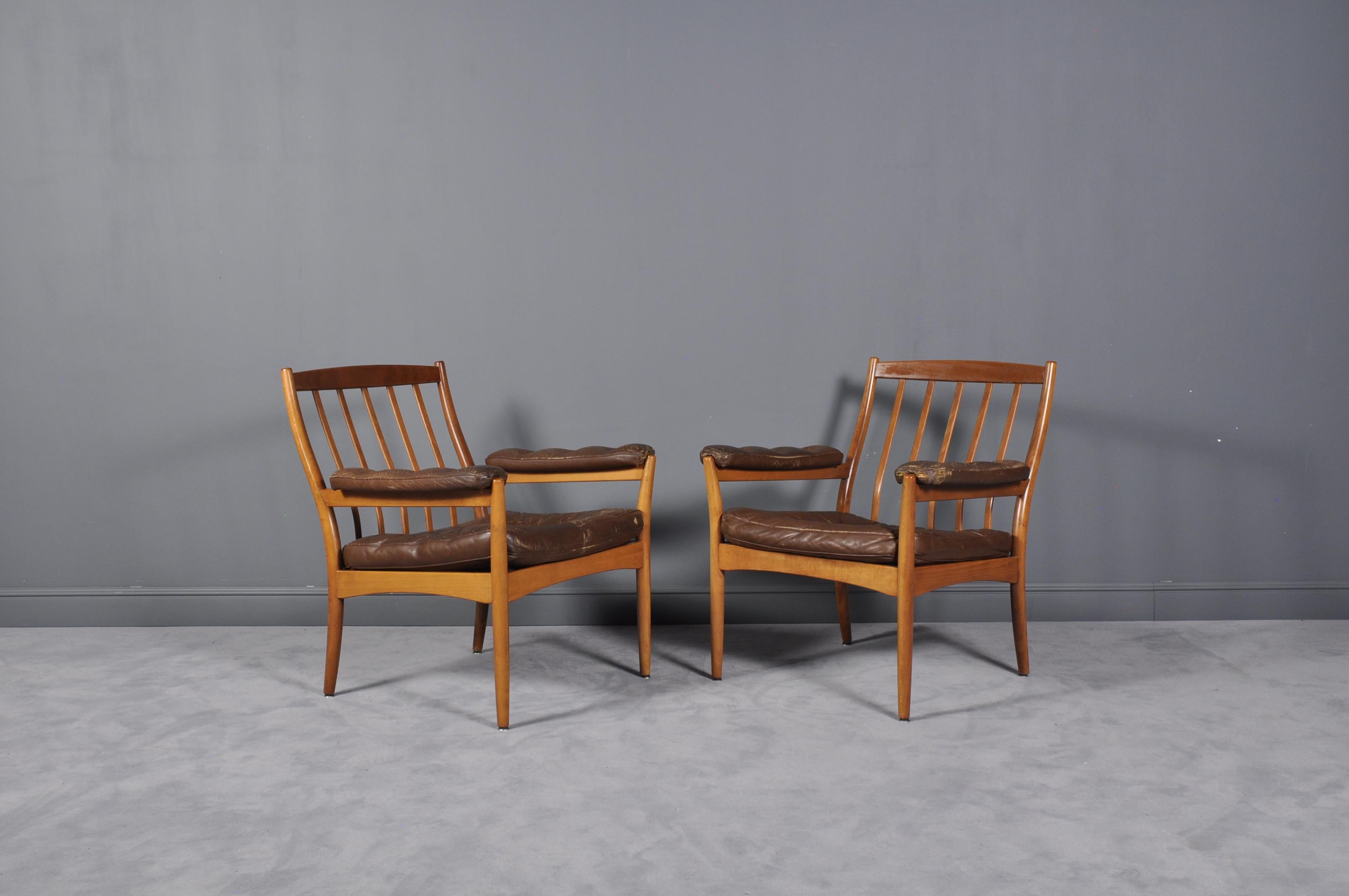 Late 20th Century Carmen Easy Chairs from Göte Möbler, 1970s, Set of Two