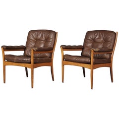 Carmen Easy Chairs from Göte Möbler, 1970s, Set of Two