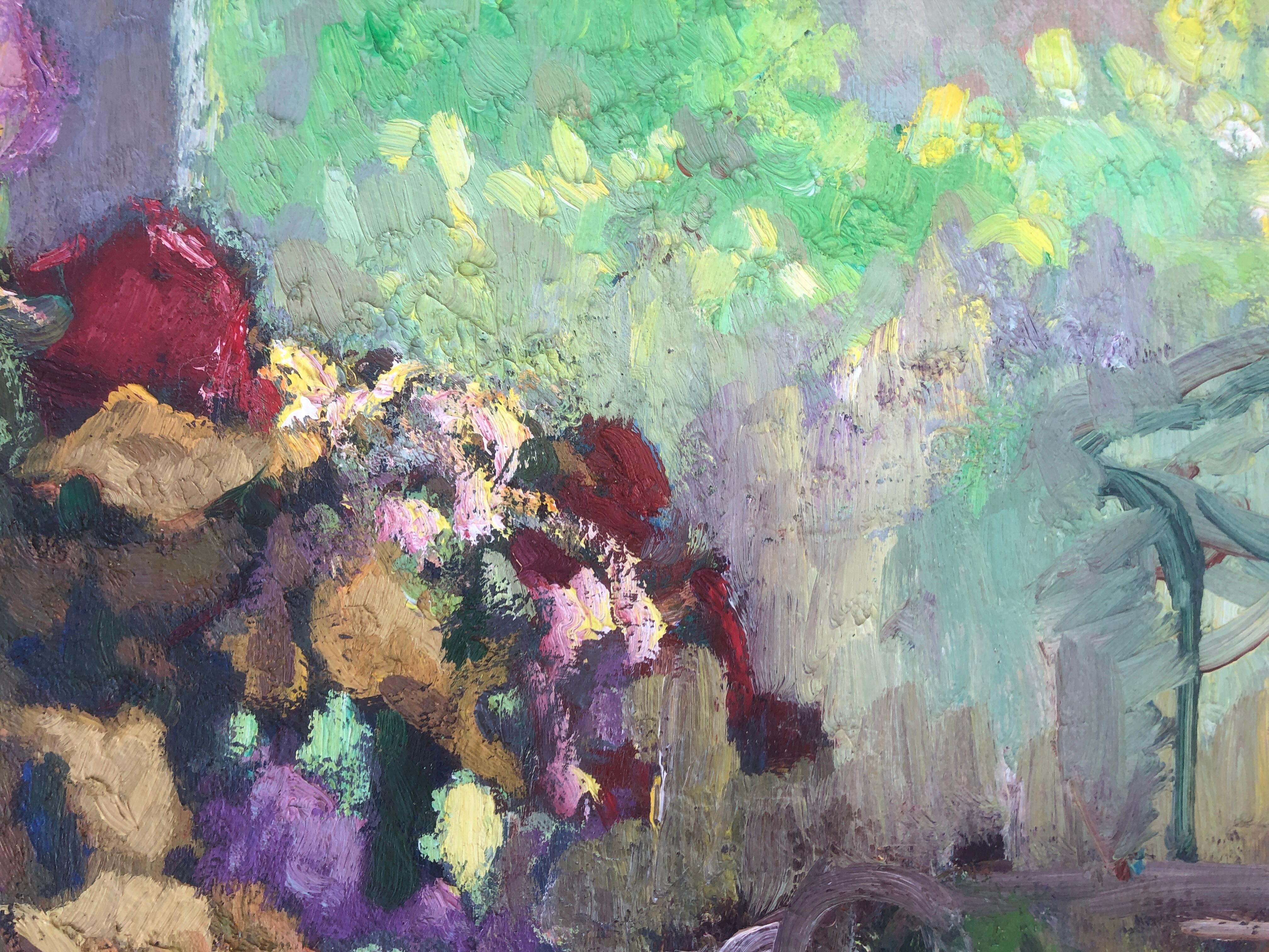 Carmen Espel (1926) - Stilleben mit dem Garten im Hintergrund
Öl auf Leinwand - Handsigniert
Das Öl misst 65x92 cm.
Rahmenlos.


Zeitgenössischer Maler aus Barcelona. Sie begann, ihre Werke anlässlich der Frauensalons, die 1949 und 1950 in ihrer