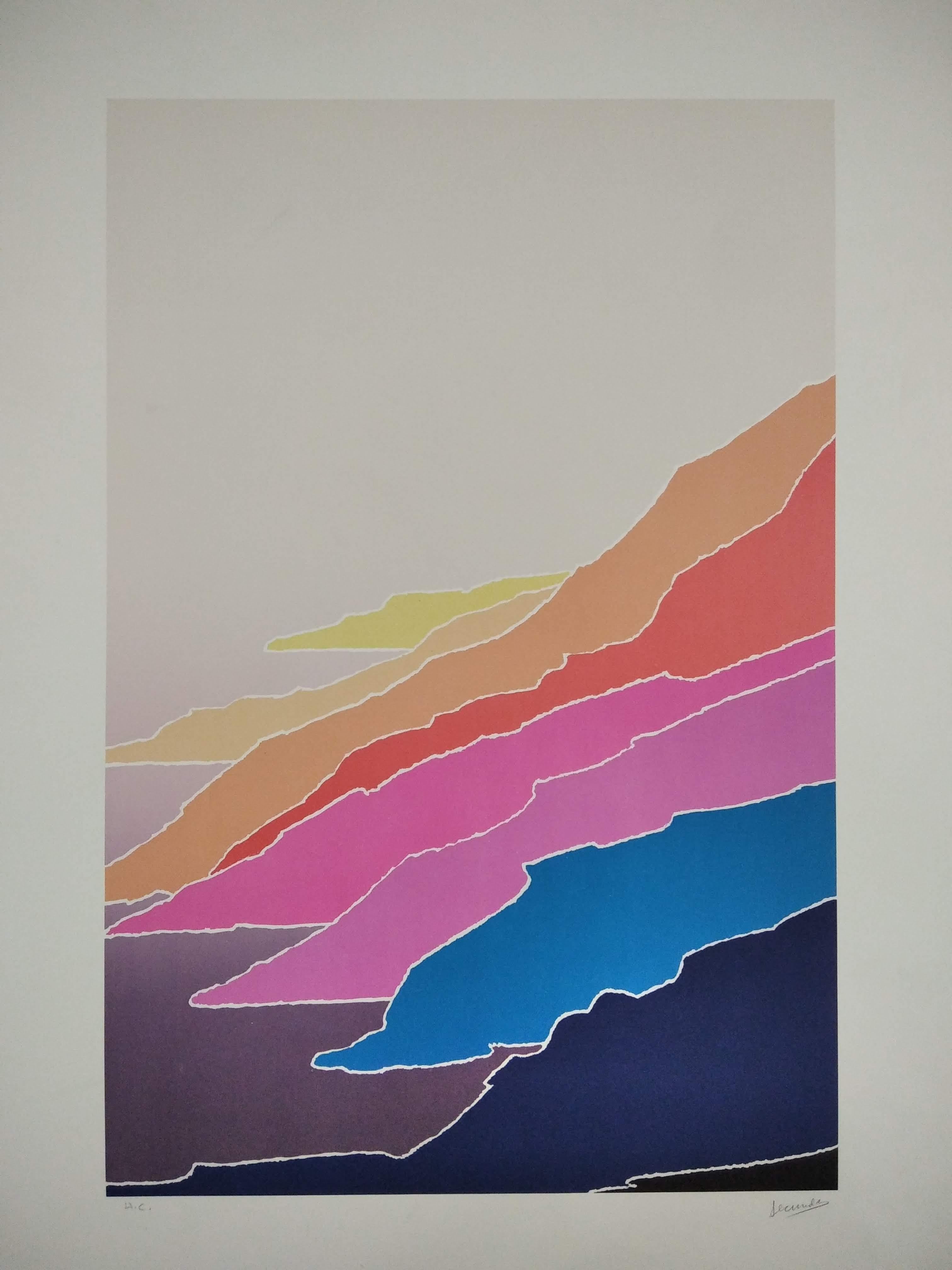 A. Costa catalana - Painting di Carmen Garcés