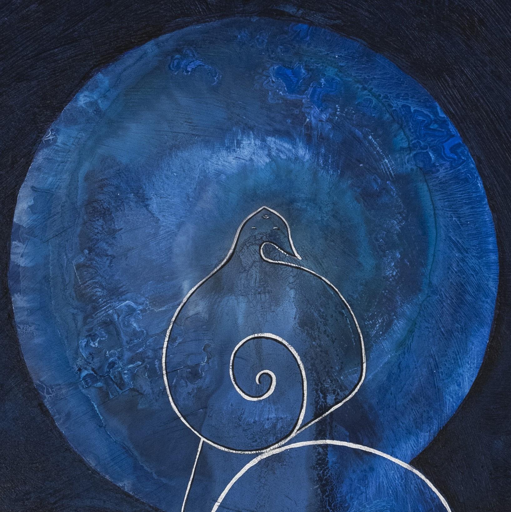 AZUL - Painting di Carmen Gutierrez