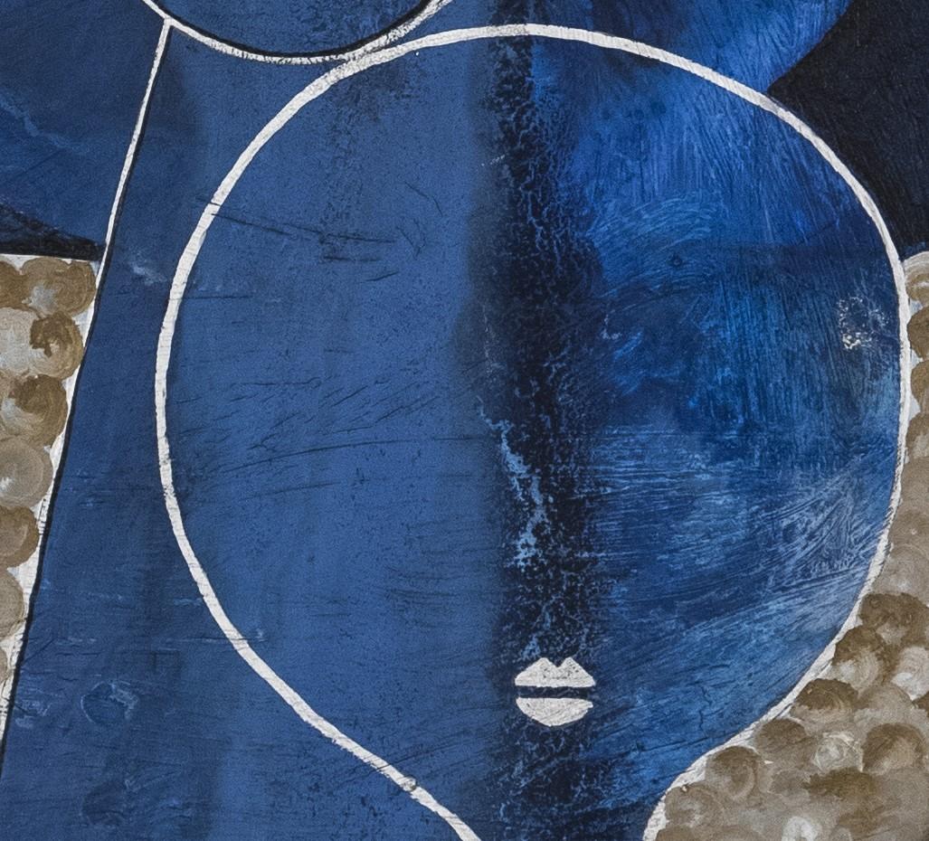 AZUL - Painting Moderno di Carmen Gutierrez