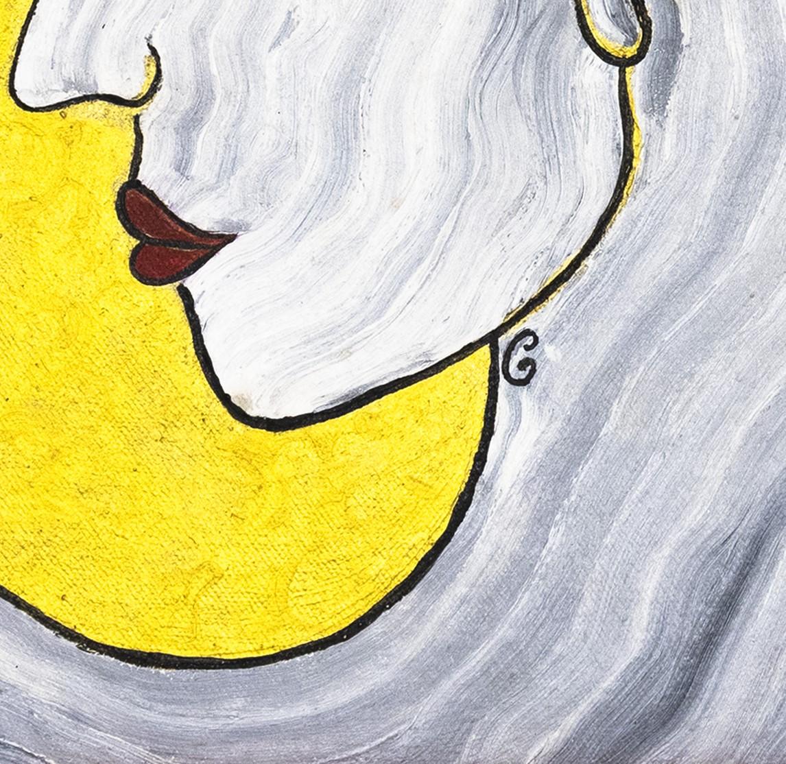 ELLA - Figurative Painting Oro de Carmen Gutierrez