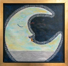 Luna al Atardecer
