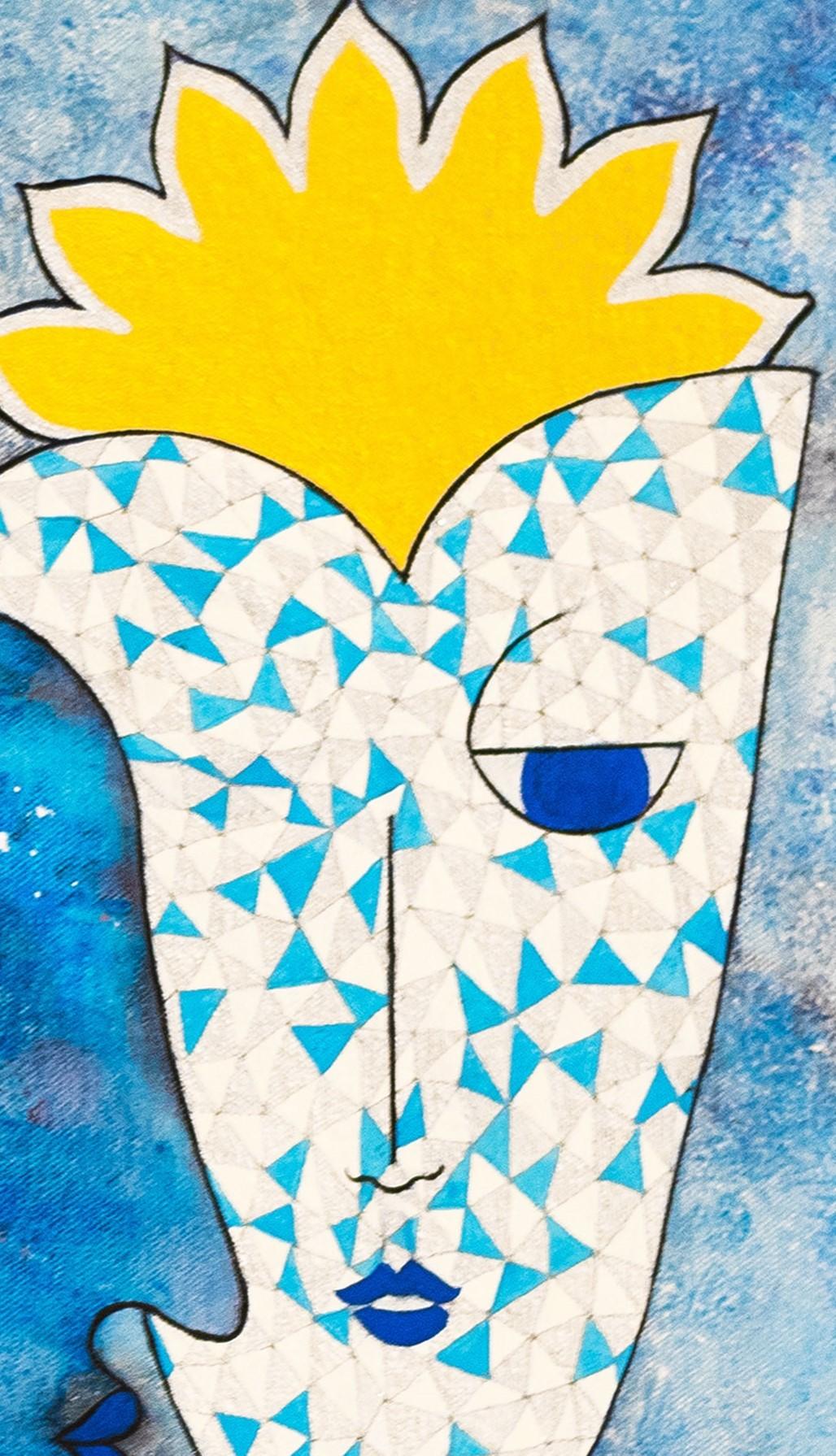 NAVEGACIÓN V / SCHIFFFAHRT V – Painting von Carmen Gutierrez