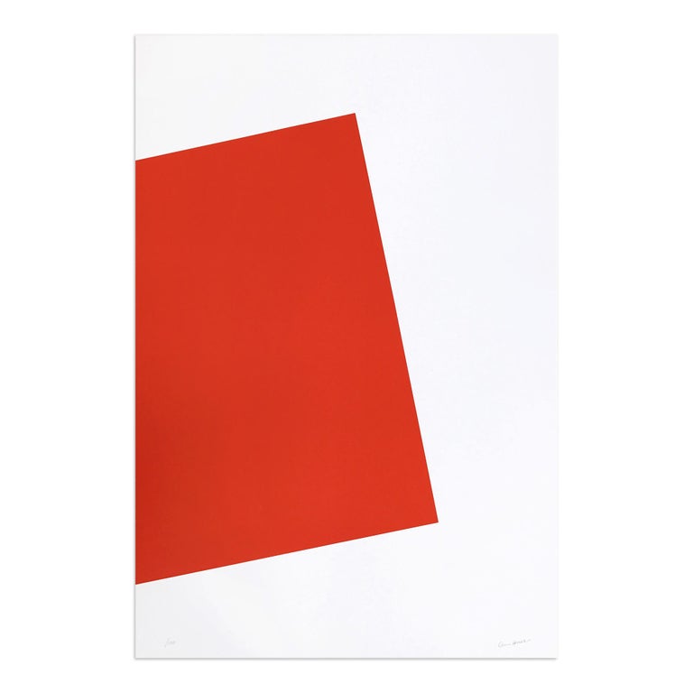 Carmen Herrera (Cuban, b. 1915)
Untitled (NRW), 2017
Medium: Lithograph in colors, on 300g Velin d’Arches paper
Dimensions: 100 x 67 cm
Edition size: 100 + 10 AP + 10 PP + 1 HC + 1 Archive: Signed and numbered
Printed by Edition Copenhagen,