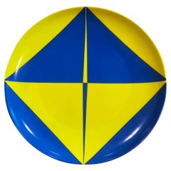 Carmen Herrera, Rondo (Blue & Yellow) 1965