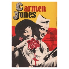 Affiche A1 tchèque du film Carmen Jones, 1965
