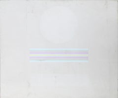 Untitled, Abstract Geometric Oil on Canvas Painting by Carmen Louis Cicero