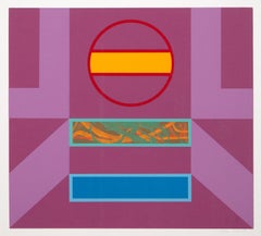 Untitled 11, serigrafia geometrica astratta di Carmen Louis Cicero