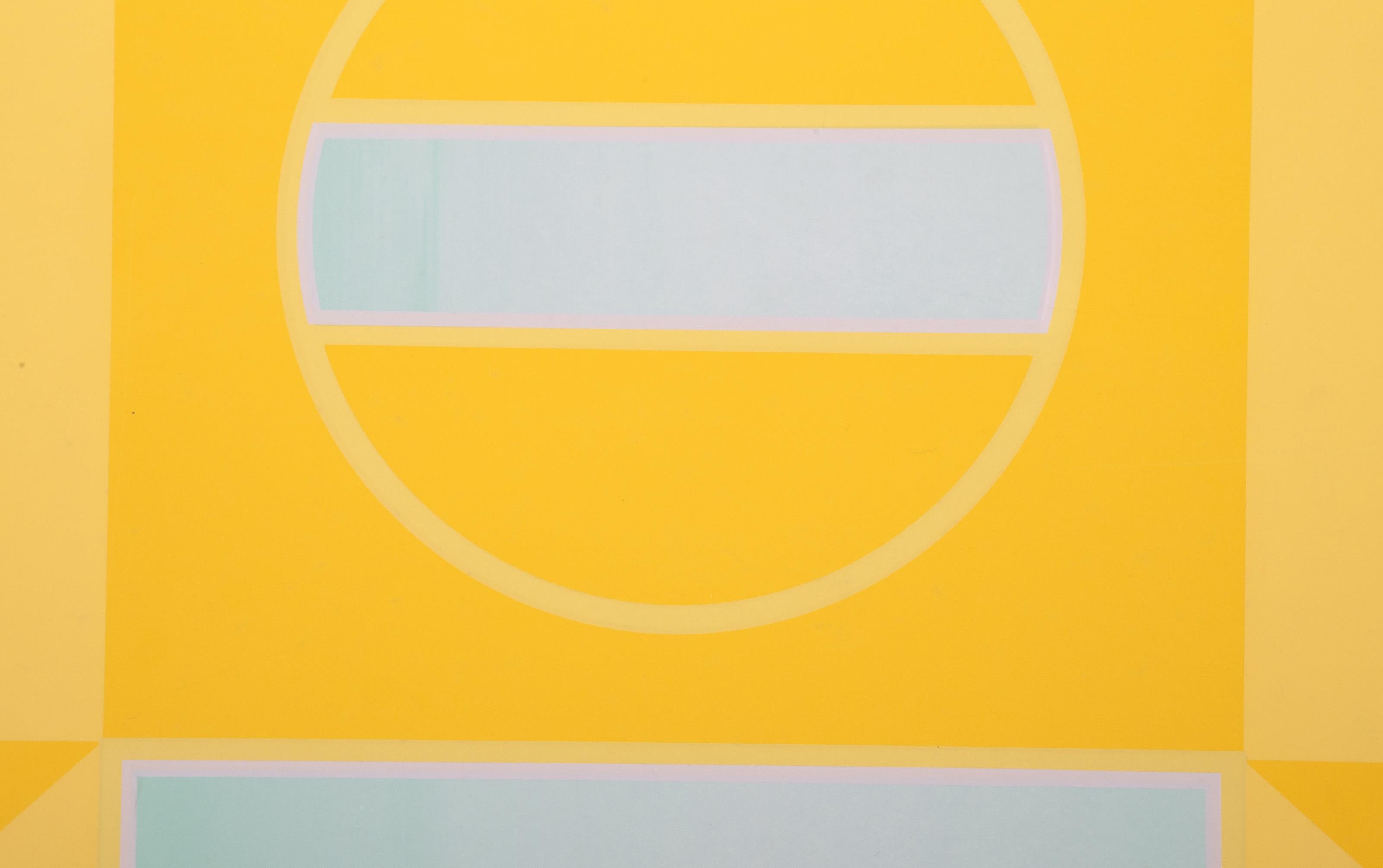 Untitled 7, serigrafia geometrica astratta di Carmen Louis Cicero in vendita 1
