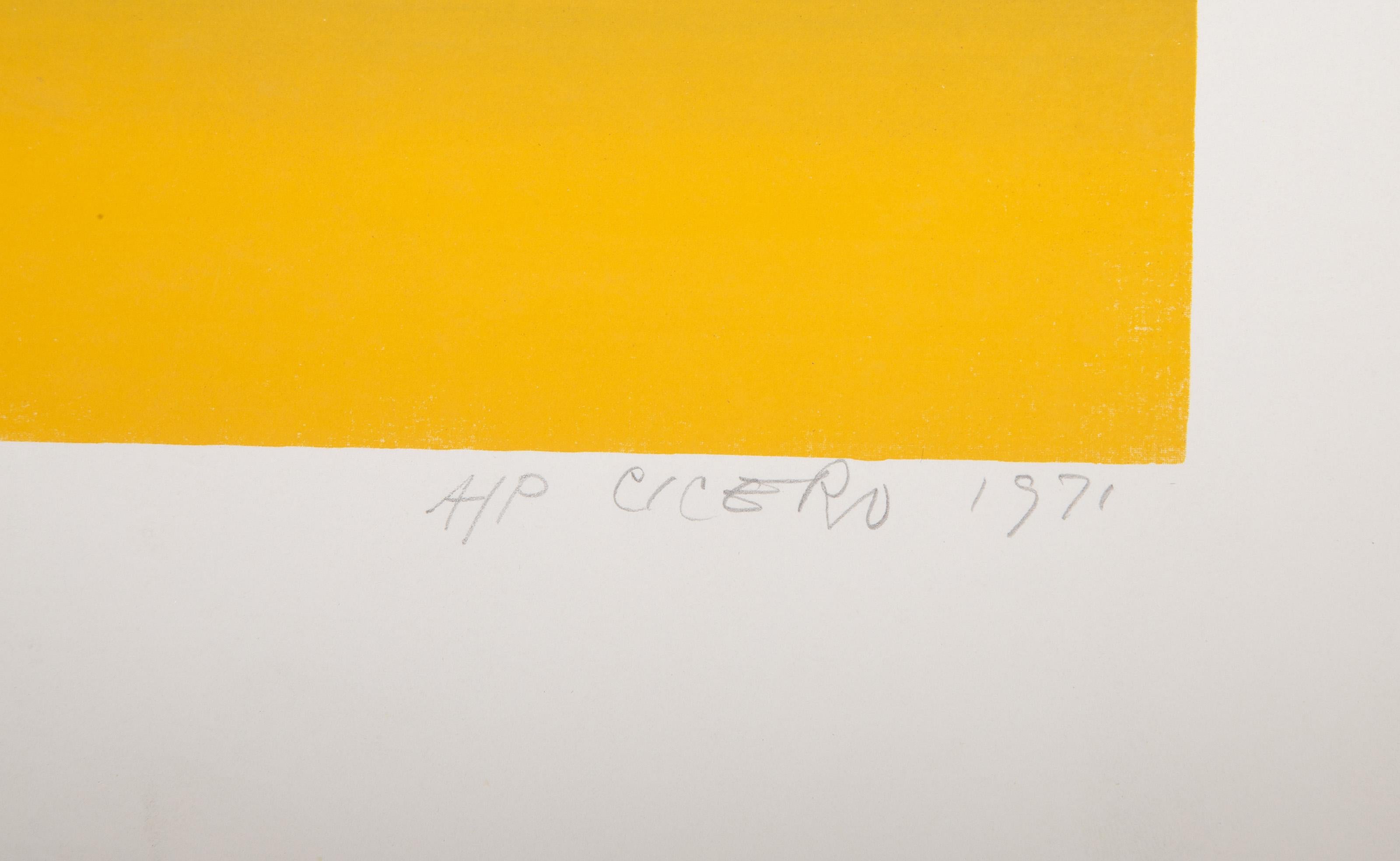 Untitled 8, serigrafia geometrica astratta di Carmen Louis Cicero in vendita 3