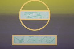 Untitled 9, Abstract Geometric Screenprint by Carmen Louis Cicero