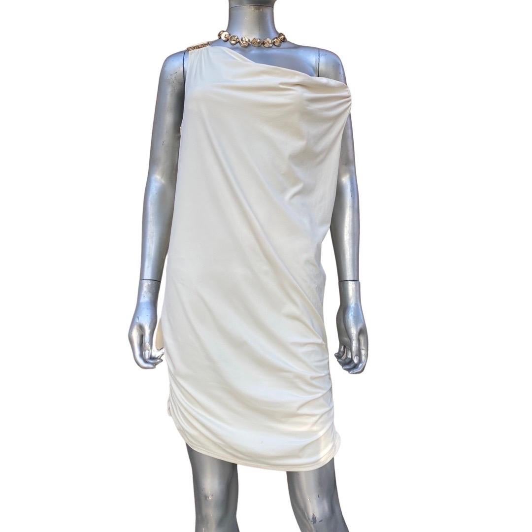 Gray Carmen Marc Valvo Chemise & Swim Cover-Up For Sale