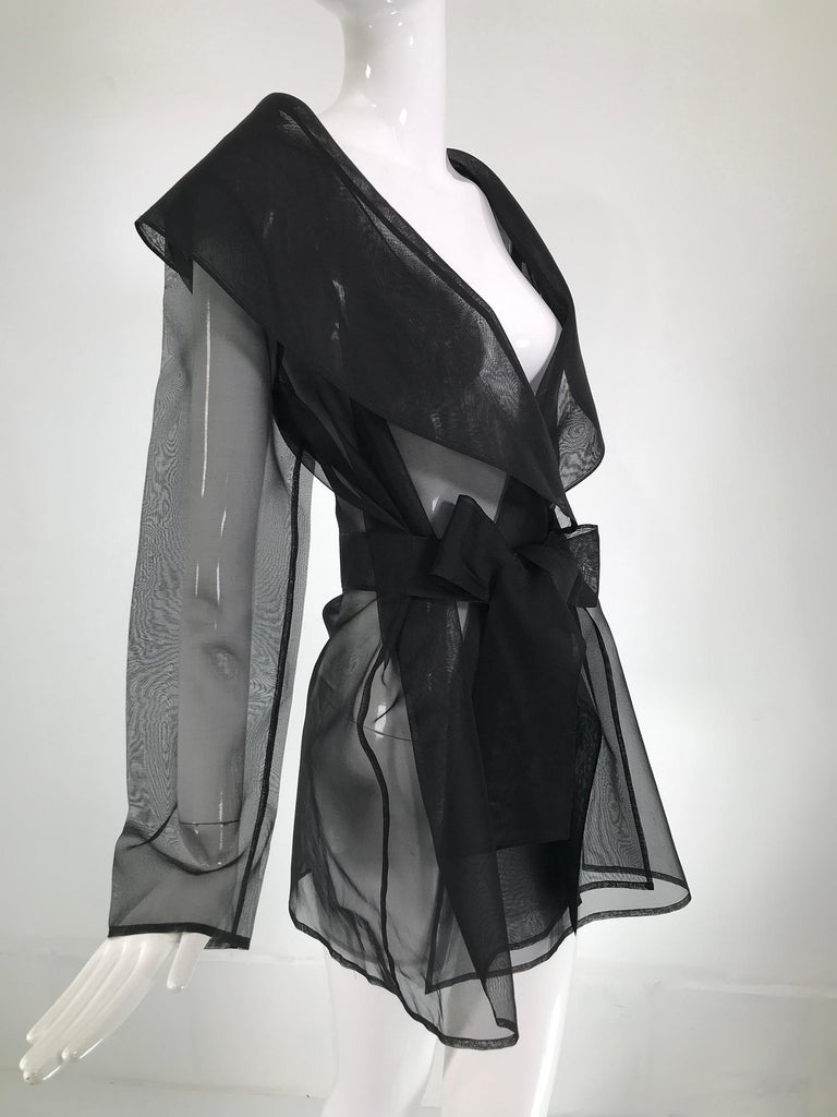 Robe De Mariée Ou De Soirée Carmen Marc Valvo « Charlize » - Taille 6 - Organza Ivoire - Sans Bretelles