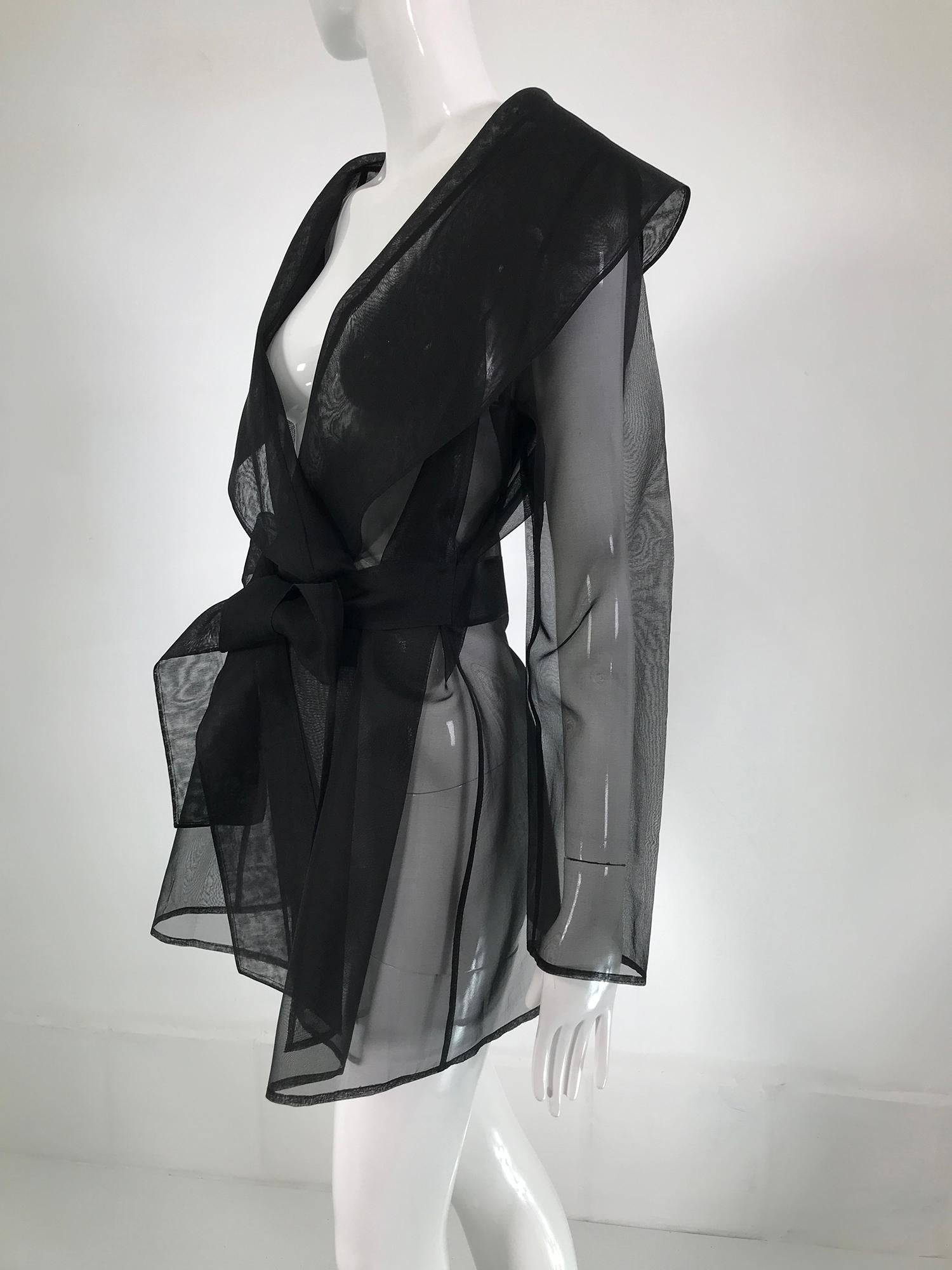 organza wrap jacket